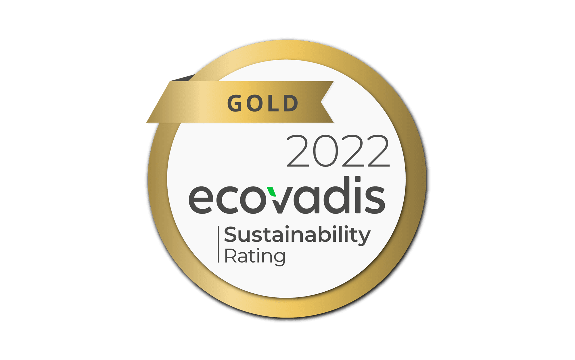 Ecovadis Gold Sustainable Rating 2022